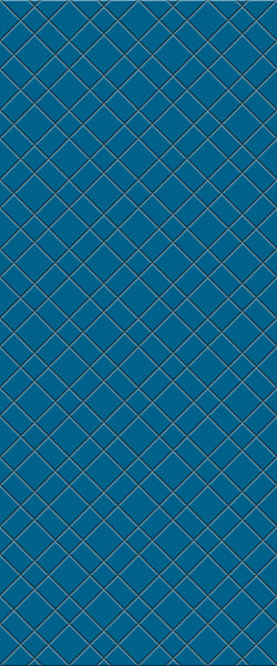 Blue Basket Weave Acrylic Shower Wall Panel 2440mm x 1220mm (3mm Thick) - CladdTech