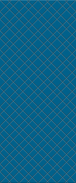 Blue Basket Weave Acrylic Shower Wall Panel 2440mm x 1220mm (3mm Thick) - CladdTech
