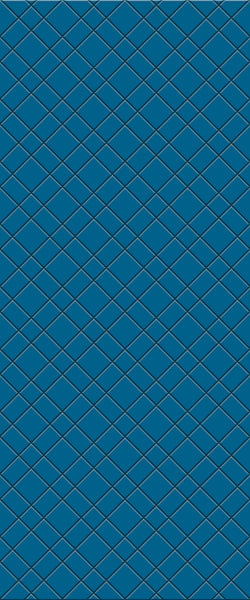 Blue Basket Weave Acrylic Shower Wall Panel 2440mm x 1220mm (3mm Thick) - CladdTech