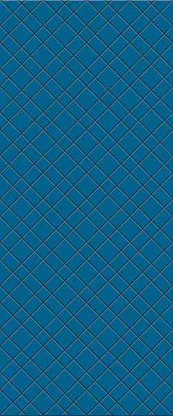 Blue Basket Weave Acrylic Shower Wall Panel 2440mm x 1220mm (3mm Thick) - CladdTech