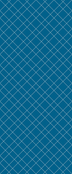 Blue Basket Weave Acrylic Shower Wall Panel 2440mm x 1220mm (3mm Thick) - CladdTech