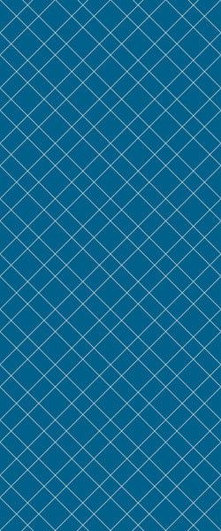 Blue Basket Weave Acrylic Shower Wall Panel 2440mm x 1220mm (3mm Thick) - CladdTech