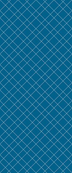 Blue Basket Weave Acrylic Shower Wall Panel 2440mm x 1220mm (3mm Thick) - CladdTech