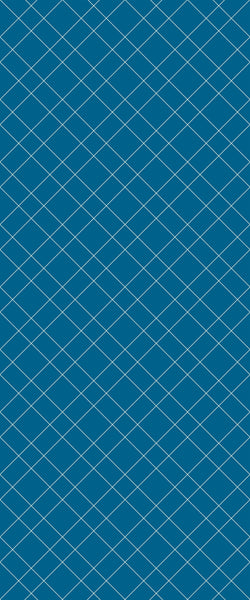 Blue Basket Weave Acrylic Shower Wall Panel 2440mm x 1220mm (3mm Thick) - CladdTech