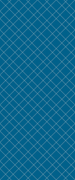 Blue Basket Weave Acrylic Shower Wall Panel 2440mm x 1220mm (3mm Thick) - CladdTech