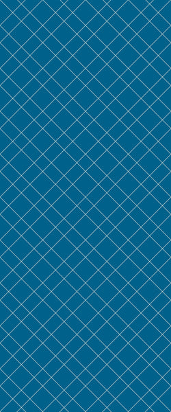 Blue Basket Weave Acrylic Shower Wall Panel 2440mm x 1220mm (3mm Thick) - CladdTech