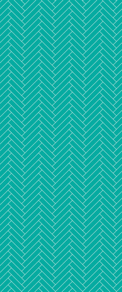 Blue Single Herringbone Tile Acrylic Shower Wall Panel 2440mm x 1220mm (3mm Thick) - CladdTech