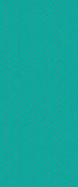 Blue Double Herringbone Tile Acrylic Shower Wall Panel 2440mm x 1220mm (3mm Thick) - CladdTech