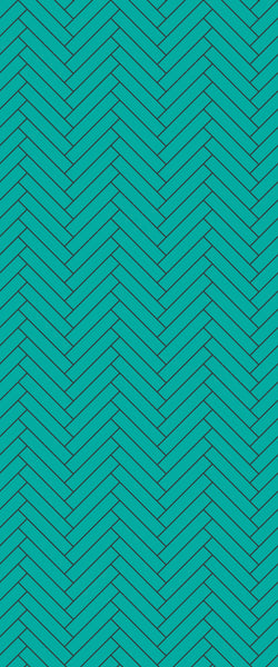 Blue Double Herringbone Tile Acrylic Shower Wall Panel 2440mm x 1220mm (3mm Thick) - CladdTech