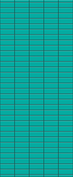 Blue Horizontal Block Acrylic Shower Wall Panel 2440mm x 1220mm (3mm Thick)