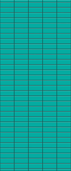 Blue Horizontal Block Acrylic Shower Wall Panel 2440mm x 1220mm (3mm Thick)