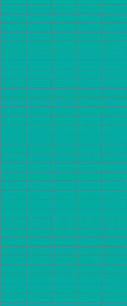 Blue Horizontal Block Acrylic Shower Wall Panel 2440mm x 1220mm (3mm Thick)