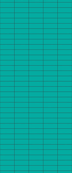 Blue Horizontal Block Acrylic Shower Wall Panel 2440mm x 1220mm (3mm Thick)
