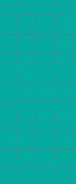 Blue Large Squares Acrylic Shower Wall Panel 2440mm x 1220mm (3mm Thick) - CladdTech