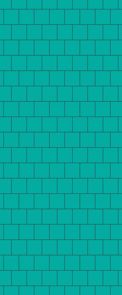 Blue Large Squares Acrylic Shower Wall Panel 2440mm x 1220mm (3mm Thick) - CladdTech