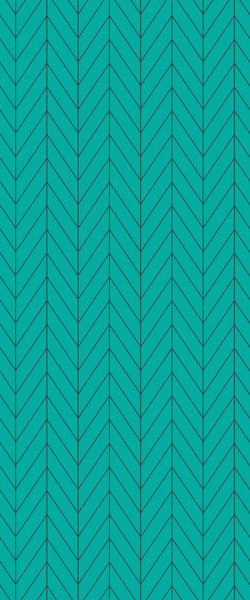 Blue Chevron Acrylic Shower Wall Panel 2440mm x 1220mm (3mm Thick) - CladdTech
