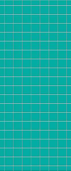 Blue Checkerboard Acrylic Shower Wall Panel 2440mm x 1220mm (3mm Thick) - CladdTech