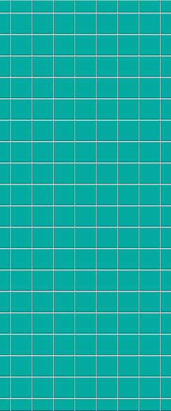 Blue Checkerboard Acrylic Shower Wall Panel 2440mm x 1220mm (3mm Thick) - CladdTech