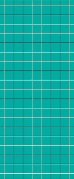Blue Checkerboard Acrylic Shower Wall Panel 2440mm x 1220mm (3mm Thick) - CladdTech