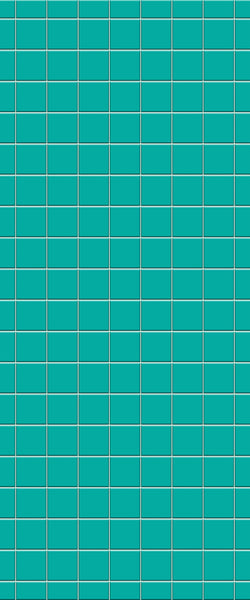 Blue Checkerboard Acrylic Shower Wall Panel 2440mm x 1220mm (3mm Thick) - CladdTech