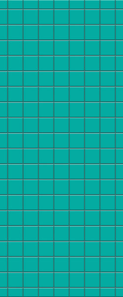 Blue Checkerboard Acrylic Shower Wall Panel 2440mm x 1220mm (3mm Thick) - CladdTech