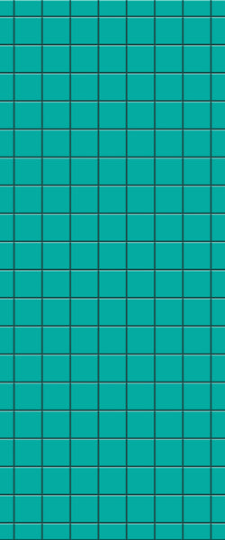 Blue Checkerboard Acrylic Shower Wall Panel 2440mm x 1220mm (3mm Thick) - CladdTech