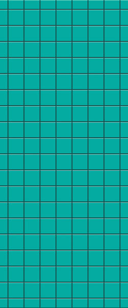 Blue Checkerboard Acrylic Shower Wall Panel 2440mm x 1220mm (3mm Thick) - CladdTech