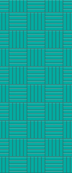 Blue Mosaic Acrylic Shower Wall Panel 2440mm x 1220mm (3mm Thick) - CladdTech