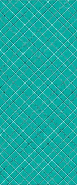 Blue Basket Weave Acrylic Shower Wall Panel 2440mm x 1220mm (3mm Thick) - CladdTech