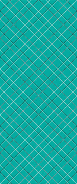 Blue Basket Weave Acrylic Shower Wall Panel 2440mm x 1220mm (3mm Thick) - CladdTech