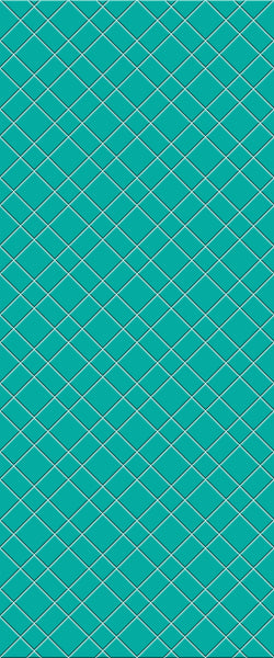 Blue Basket Weave Acrylic Shower Wall Panel 2440mm x 1220mm (3mm Thick) - CladdTech