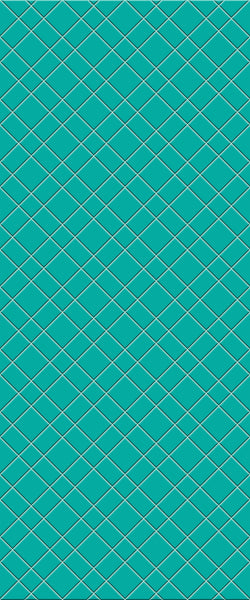 Blue Basket Weave Acrylic Shower Wall Panel 2440mm x 1220mm (3mm Thick) - CladdTech