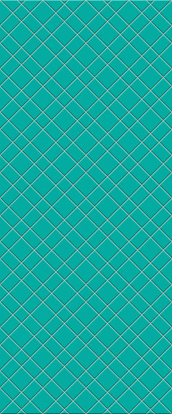 Blue Basket Weave Acrylic Shower Wall Panel 2440mm x 1220mm (3mm Thick) - CladdTech