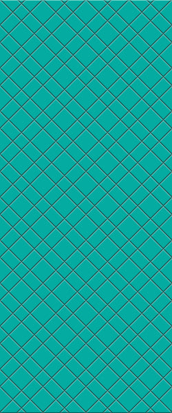 Blue Basket Weave Acrylic Shower Wall Panel 2440mm x 1220mm (3mm Thick) - CladdTech