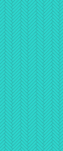 Blue Single Herringbone Tile Acrylic Shower Wall Panel 2440mm x 1220mm (3mm Thick) - CladdTech