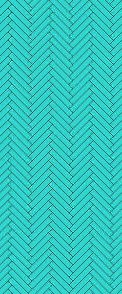 Blue Double Herringbone Tile Acrylic Shower Wall Panel 2440mm x 1220mm (3mm Thick) - CladdTech