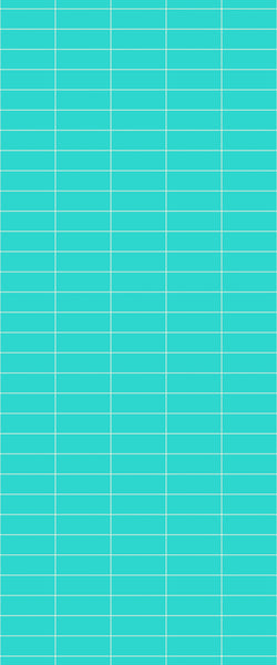 Blue Horizontal Block Acrylic Shower Wall Panel 2440mm x 1220mm (3mm Thick)