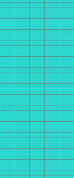 Blue Horizontal Block Acrylic Shower Wall Panel 2440mm x 1220mm (3mm Thick)