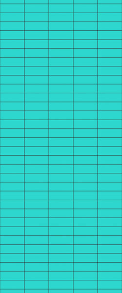 Blue Horizontal Block Acrylic Shower Wall Panel 2440mm x 1220mm (3mm Thick)