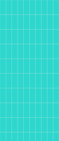 Blue Vertical Block Acrylic Shower Wall Panel 2440mm x 1220mm (3mm Thick) - CladdTech