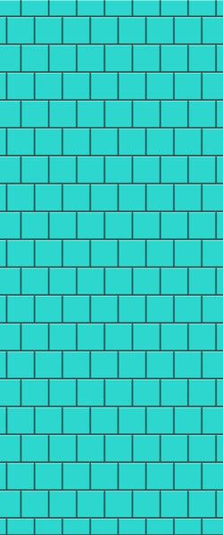 Blue Large Squares Acrylic Shower Wall Panel 2440mm x 1220mm (3mm Thick) - CladdTech