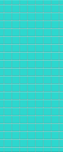 Blue Checkerboard Acrylic Shower Wall Panel 2440mm x 1220mm (3mm Thick) - CladdTech