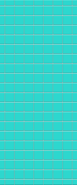 Blue Checkerboard Acrylic Shower Wall Panel 2440mm x 1220mm (3mm Thick) - CladdTech