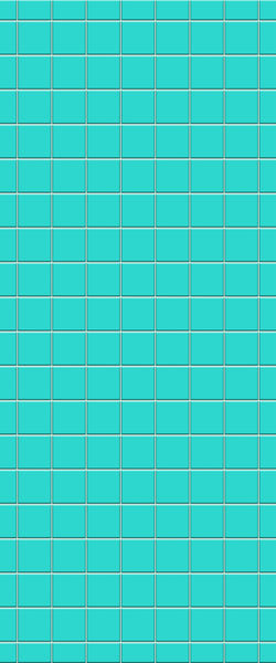 Blue Checkerboard Acrylic Shower Wall Panel 2440mm x 1220mm (3mm Thick) - CladdTech