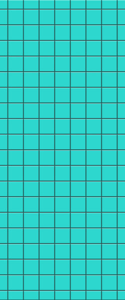 Blue Checkerboard Acrylic Shower Wall Panel 2440mm x 1220mm (3mm Thick) - CladdTech