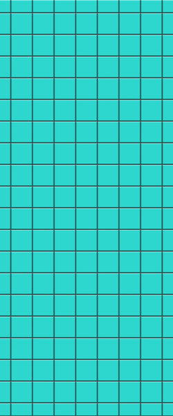 Blue Checkerboard Acrylic Shower Wall Panel 2440mm x 1220mm (3mm Thick) - CladdTech