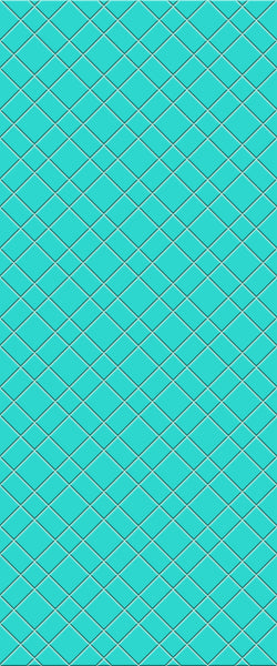 Blue Basket Weave Acrylic Shower Wall Panel 2440mm x 1220mm (3mm Thick) - CladdTech