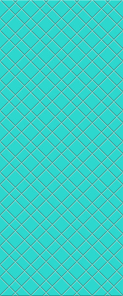 Blue Basket Weave Acrylic Shower Wall Panel 2440mm x 1220mm (3mm Thick) - CladdTech