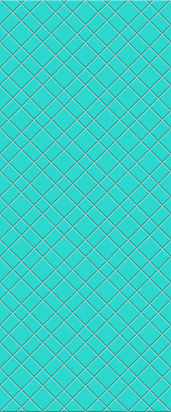 Blue Basket Weave Acrylic Shower Wall Panel 2440mm x 1220mm (3mm Thick) - CladdTech
