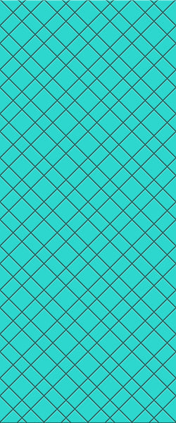 Blue Basket Weave Acrylic Shower Wall Panel 2440mm x 1220mm (3mm Thick) - CladdTech